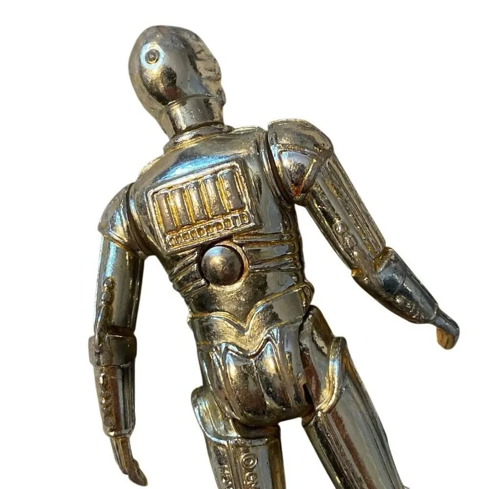 Vintage Star Wars C-3PO Figurine Complete From Original 1977 First 12 Toy Series
